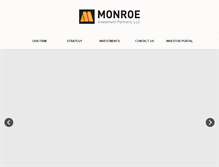 Tablet Screenshot of monroeinvestmentpartners.com